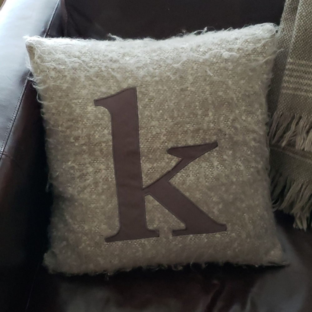 "k" Decorative Pillow from Nordstrom
